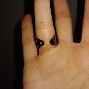 Lakeview Apparel Jewelry - 2/$50Black Metal and Rough Agate Rock Adjust. Ring Lakeview Apparel Jewelry - 2/$50Black Metal and Rough Agate Rock Adjust. Ring